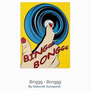 Binggg-Bonggg Wall Art by Deborah Azzopardi